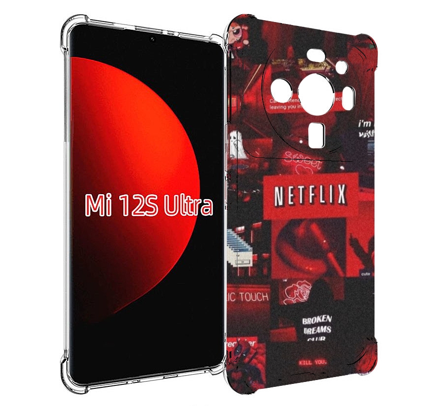 

Чехол MyPads Красные-проекты для Xiaomi 12S Ultra, Прозрачный, Tocco