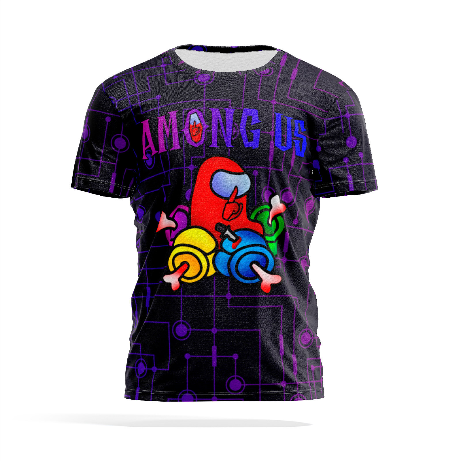 

Футболка мужская PANiN PaninManTshirtMS_MS2789913 разноцветная M, Фиолетовый, PaninManTshirtMS_MS2789913
