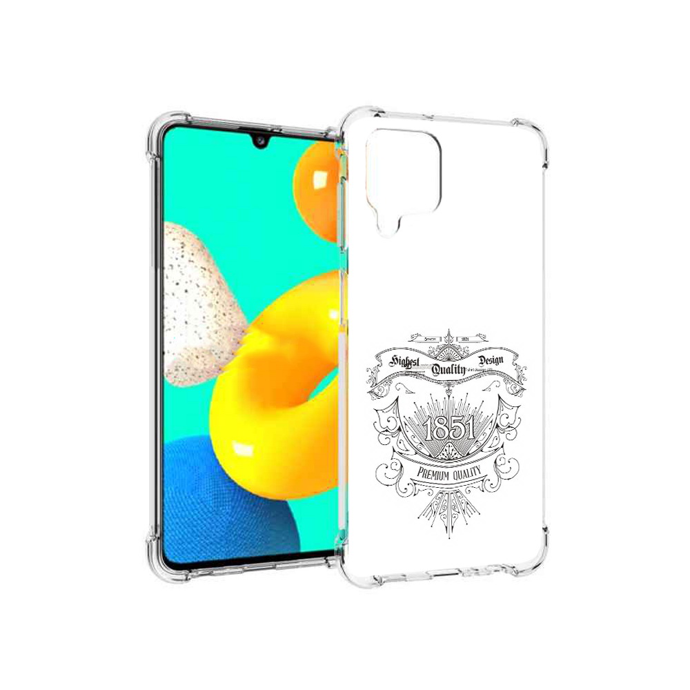 

Чехол MyPads Tocco для Samsung Galaxy M32 логотип 1851 год (PT161818.523.444), Прозрачный, Tocco