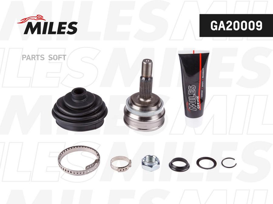 

Шрус Audi 80 1.6/1.8 86-91 Нар.(Abs) Miles арт. GA20009