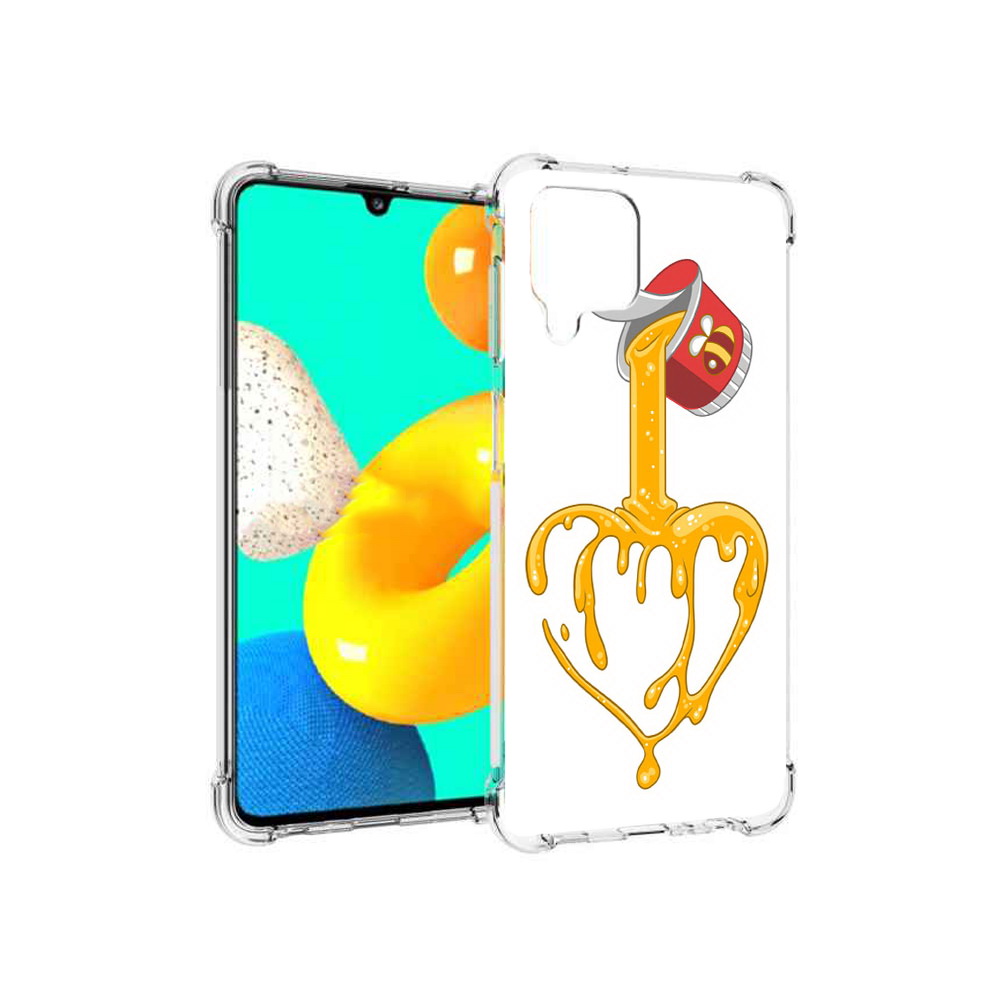 

Чехол MyPads Tocco для Samsung Galaxy M32 медовое сердце (PT161818.523.471), Прозрачный, Tocco