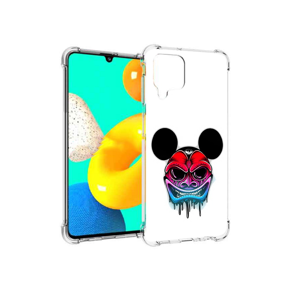 

Чехол MyPads Tocco для Samsung Galaxy M32 микки в маске (PT161818.523.473), Прозрачный, Tocco