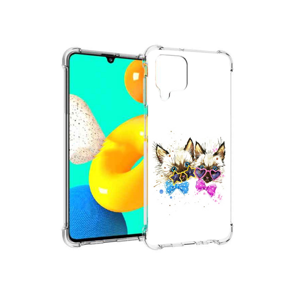 Чехол MyPads Tocco для Samsung Galaxy M32 милые котята (PT161818.523.474)