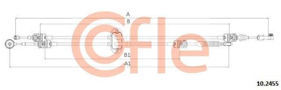 

Трос Кпп Ford Fusion All 02- / Fiesta All 02- Cofle арт. 92102455