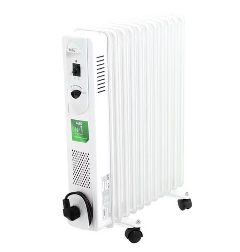 

Радиатор масляный Ballu Comfort BOH/CM-11WDN 2200Вт белый, BOH/CM-11WDN