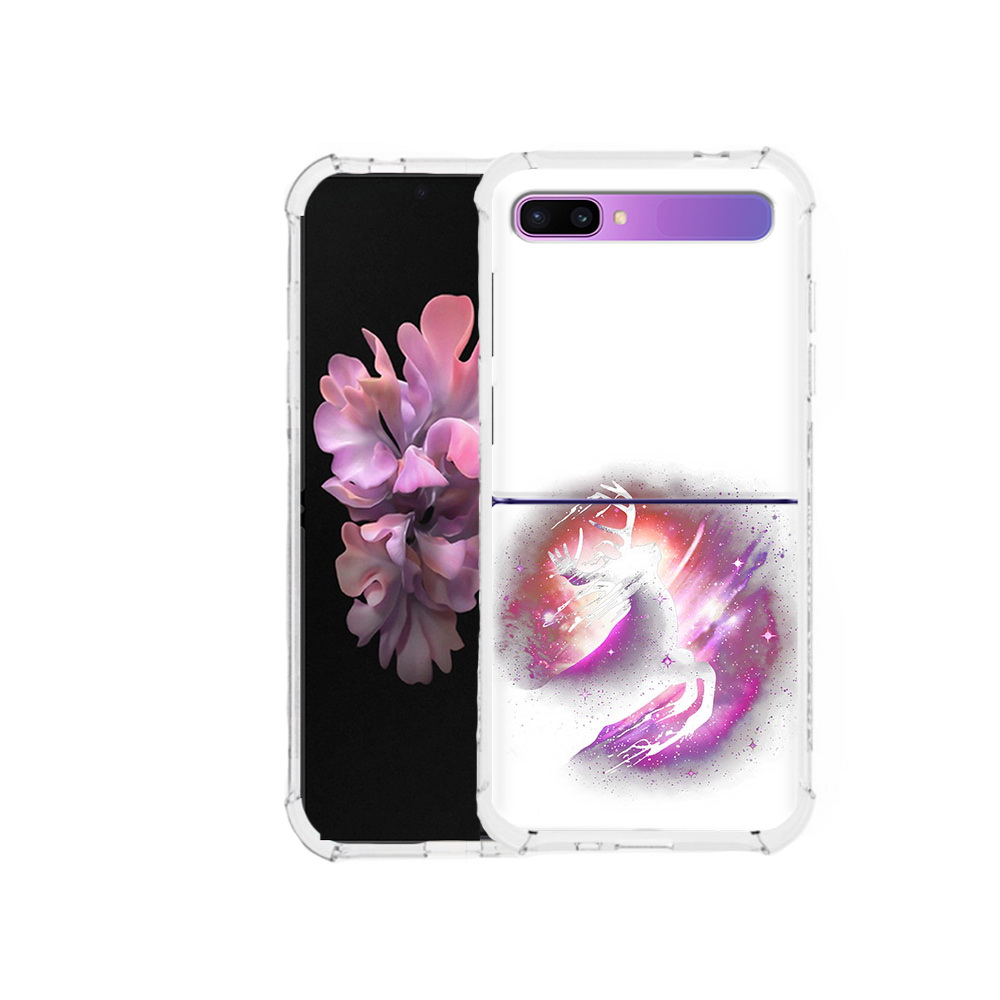 

Чехол MyPads Tocco для Samsung Galaxy Z Flip звездный олень (PT226935.587.354), Прозрачный, Tocco