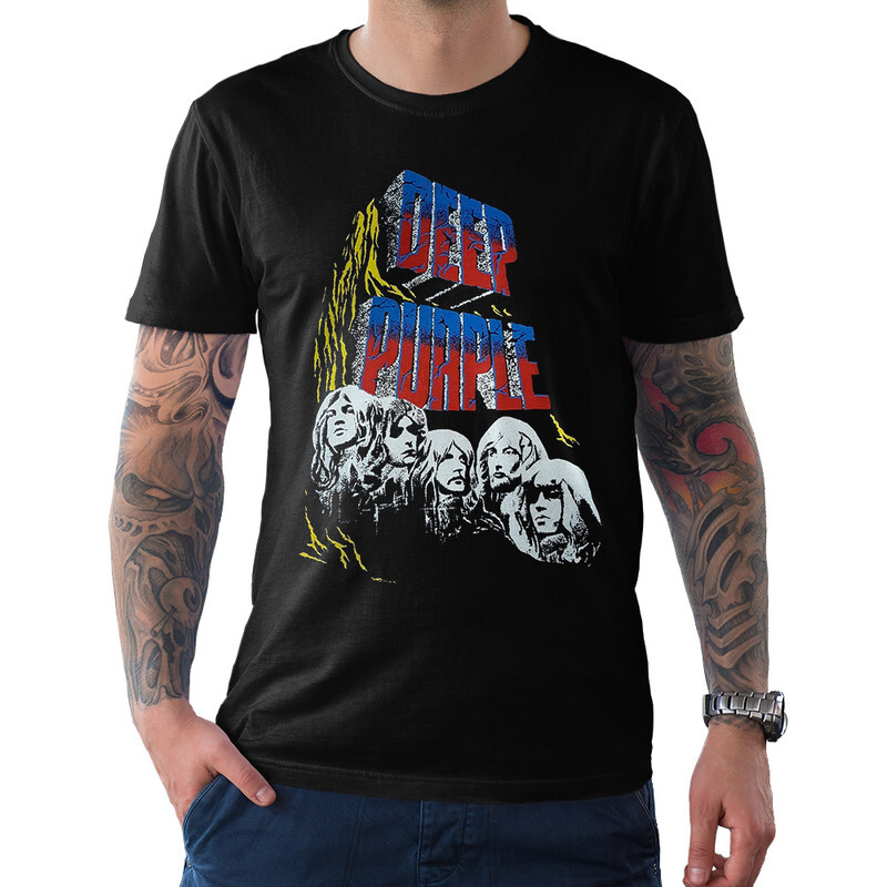 

Футболка мужская DS Apparel Deep Purple 357187-2 черная XL, Черный, Deep Purple 357187-2
