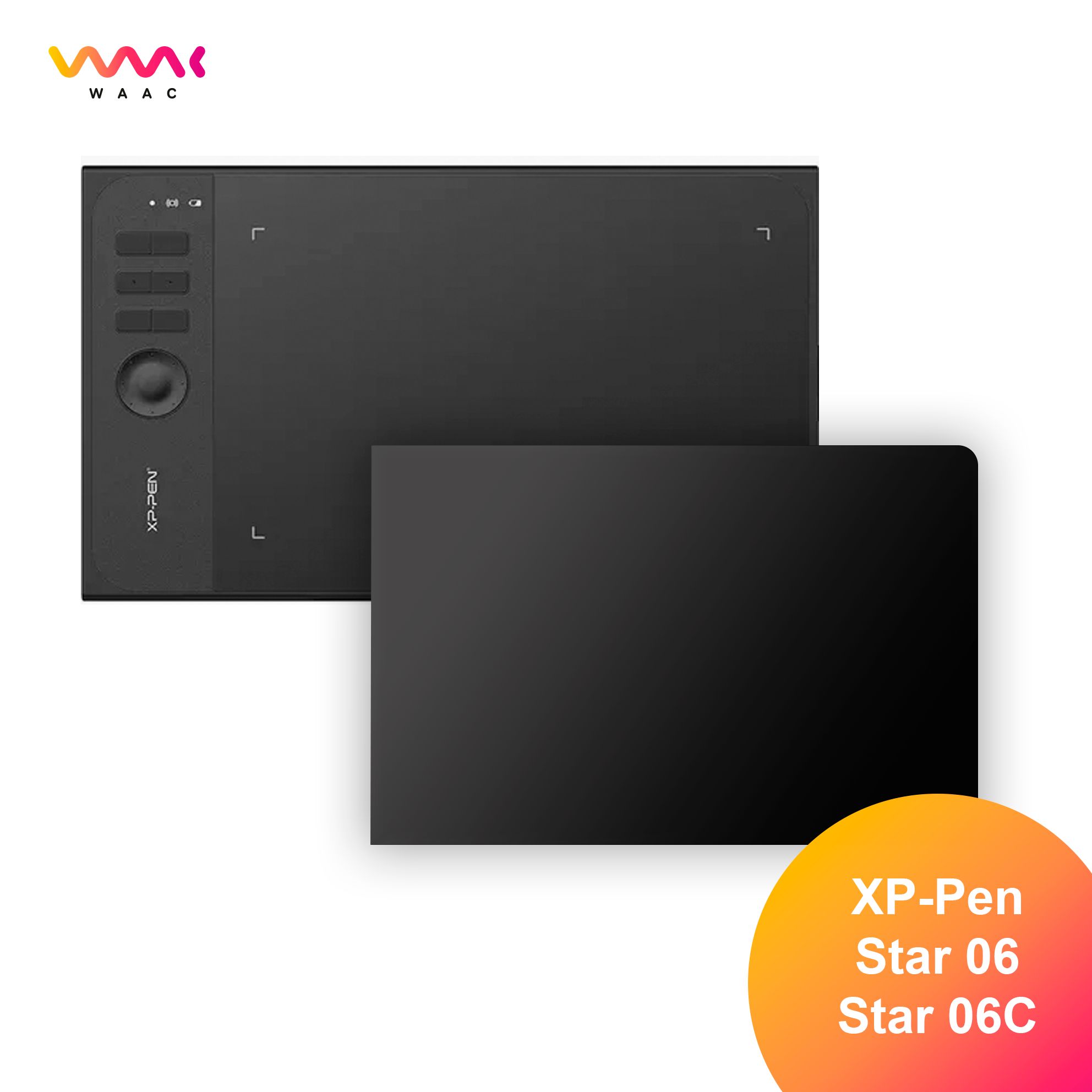 

Защитная пленка WAAC для XP-Pen Star 06/Star 06 C, Черный