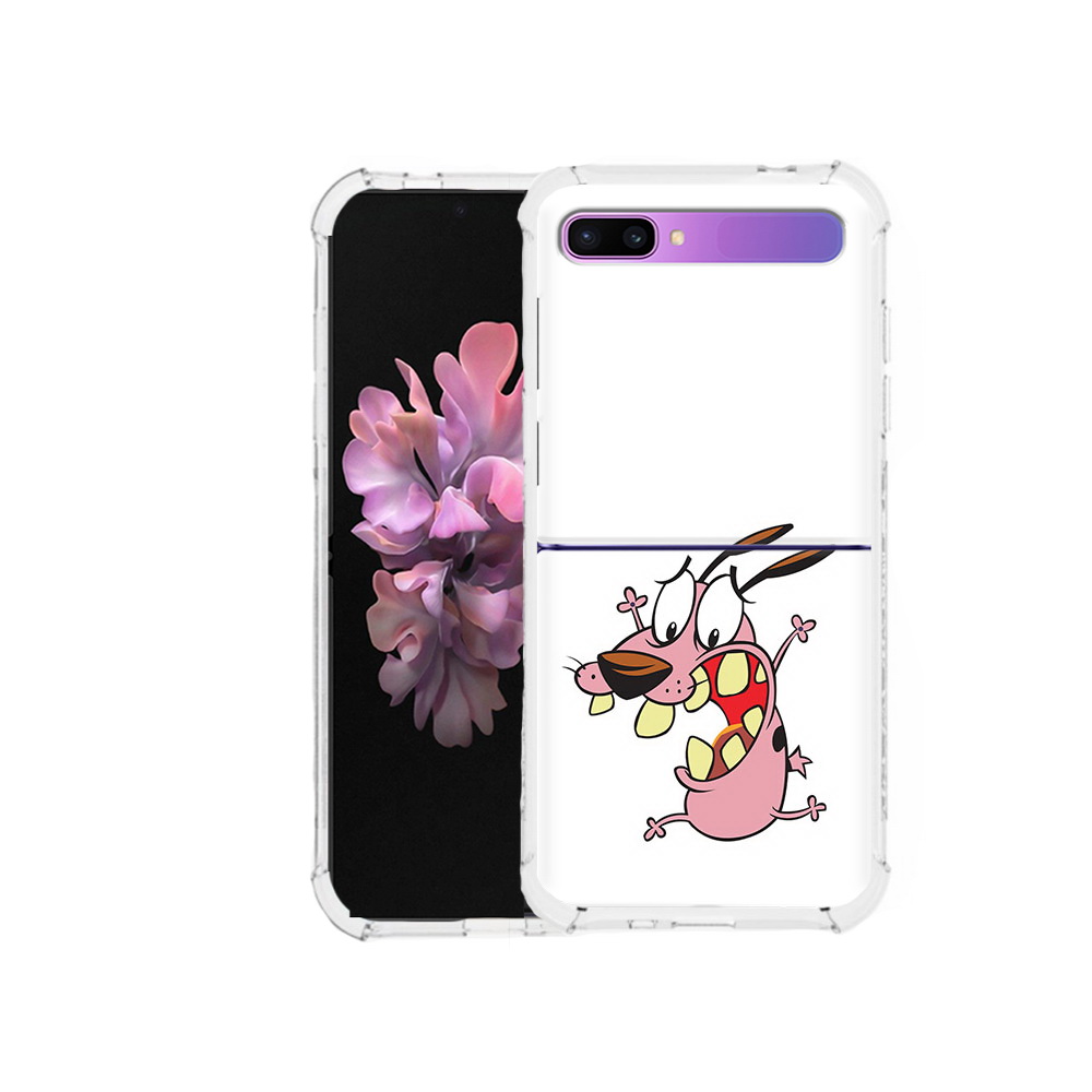 

Чехол MyPads Tocco для Samsung Galaxy Z Flip зубастый бобик (PT226935.587.371), Прозрачный, Tocco