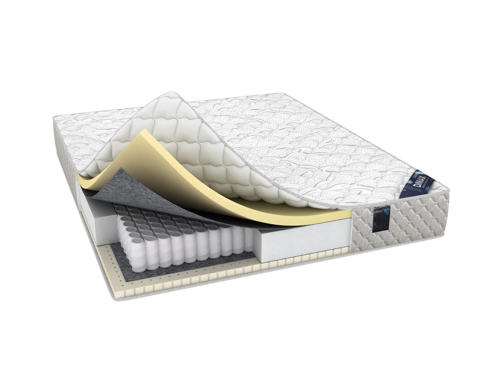 

Матрас DIMAX ОК Мемо Софт 140x200, Белый, ОК Мемо Софт