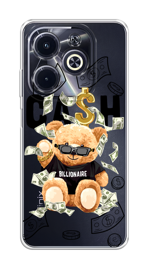 

Чехол на Infinix Hot 40i "Big cash", Черный;серый;бежевый, 3105450-1