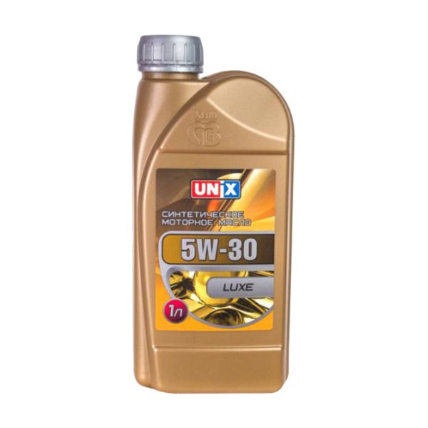 Моторное масло UNIX синтетическое Luxe 5W30 Sn/Cf 1л