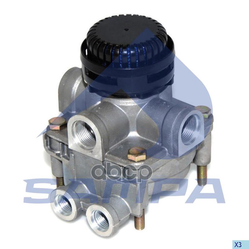 

SAMPA Клапан DAF MAN ускорительный (2хM22х1.5мм,2хM16х1.5мм) SAMPA