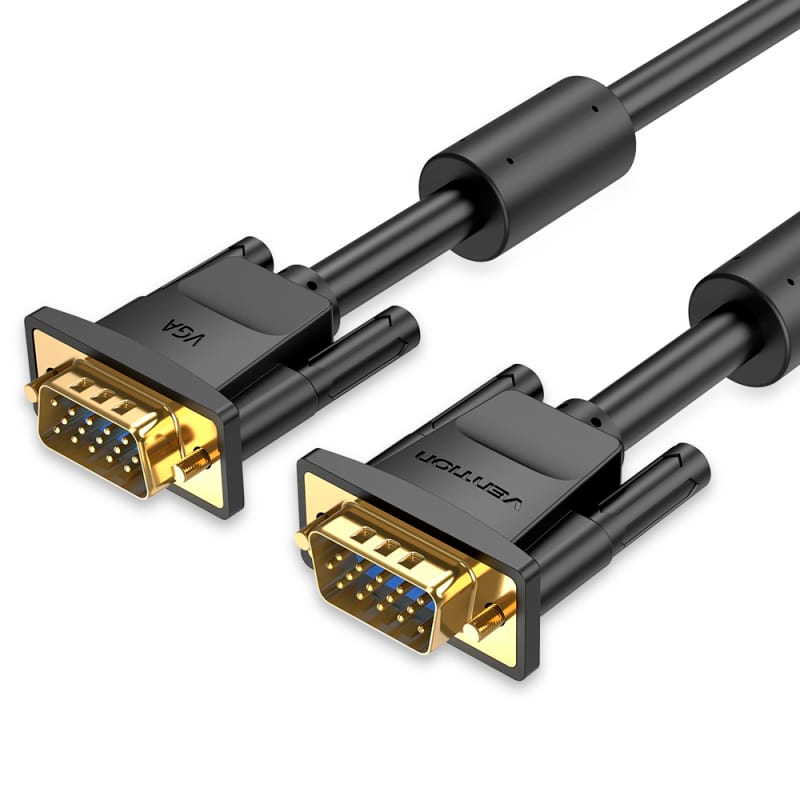 

Кабель Vention VGA - VGA вилка-вилка 2м (DAEBH) черный