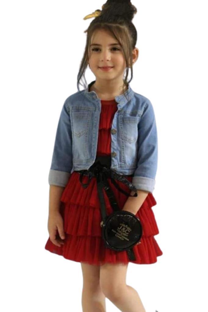 

Платье Riccotarz 2220908002 красный 11-12 лет (доставка из-за рубежа), 2220908002