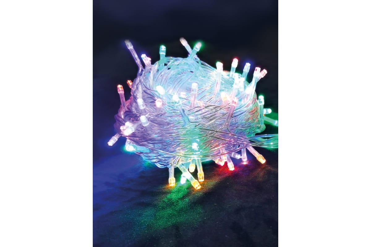 

Световая гирлянда новогодняя Космос 6,5 м разноцветный/RGB, Космос