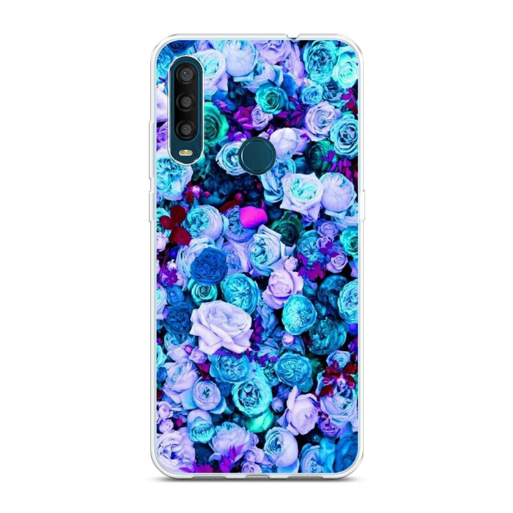 

Чехол на Alcatel 1SE 2020 "Цветочный ковер", Фиолетовый, 171250-2