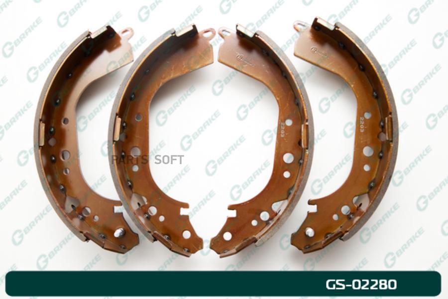

Тормозные колодки GBRAKE барабанные GS02280