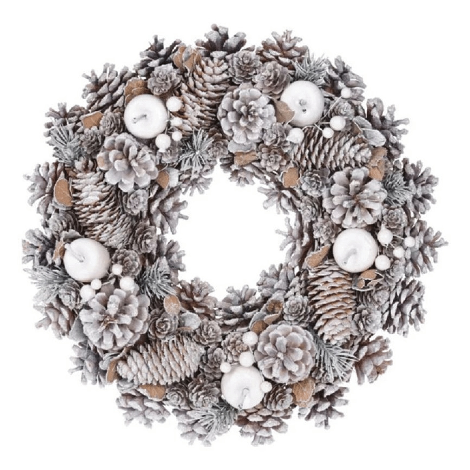 Венок из шишек Market Union 28 см