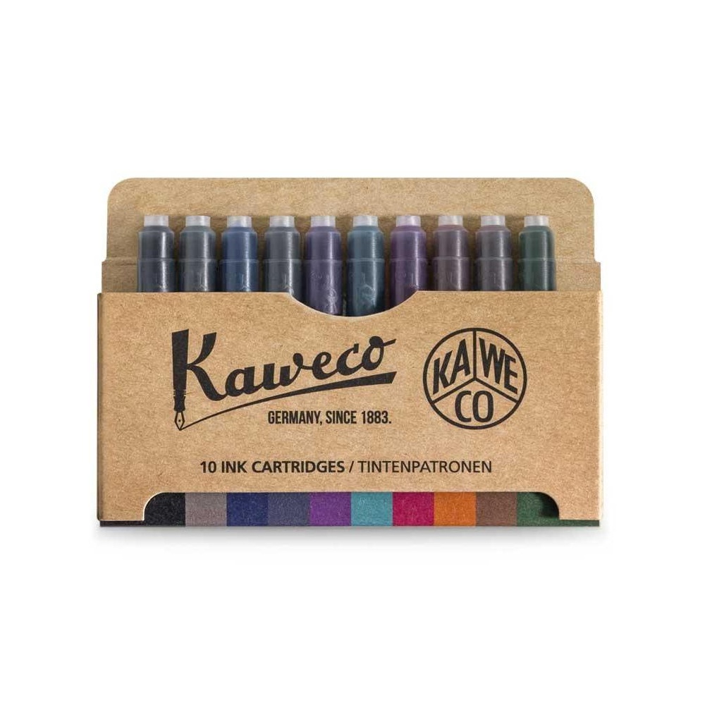 

Kaweco 11000344 Картриджи с чернилами (10 шт) для перьевой ручки kaweco, ассорти цветов