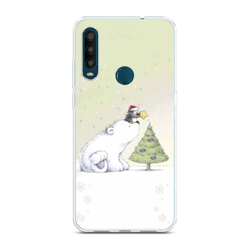 

Чехол на Alcatel 1SE 2020 "Украшение елки", Белый;бежевый, 171250-5