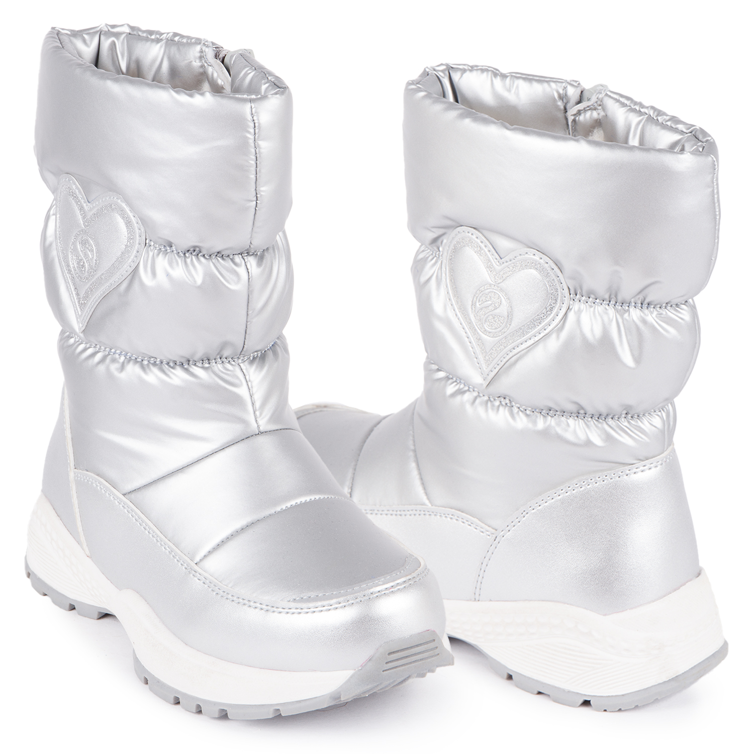 

Дутики детские Kdx HAOFW21-014 серебристый р.31, HAOFW21-014