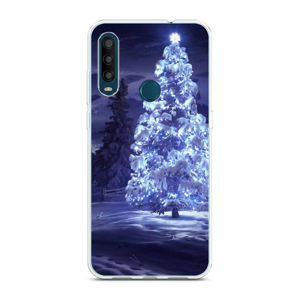

Чехол на Alcatel 1SE 2020 "Зима 4", Синий;черный;белый, 171250-2