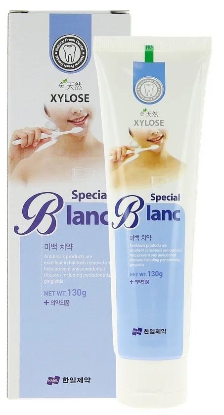 

Зубная паста Hanil Special blanc отбеливающая 130 г