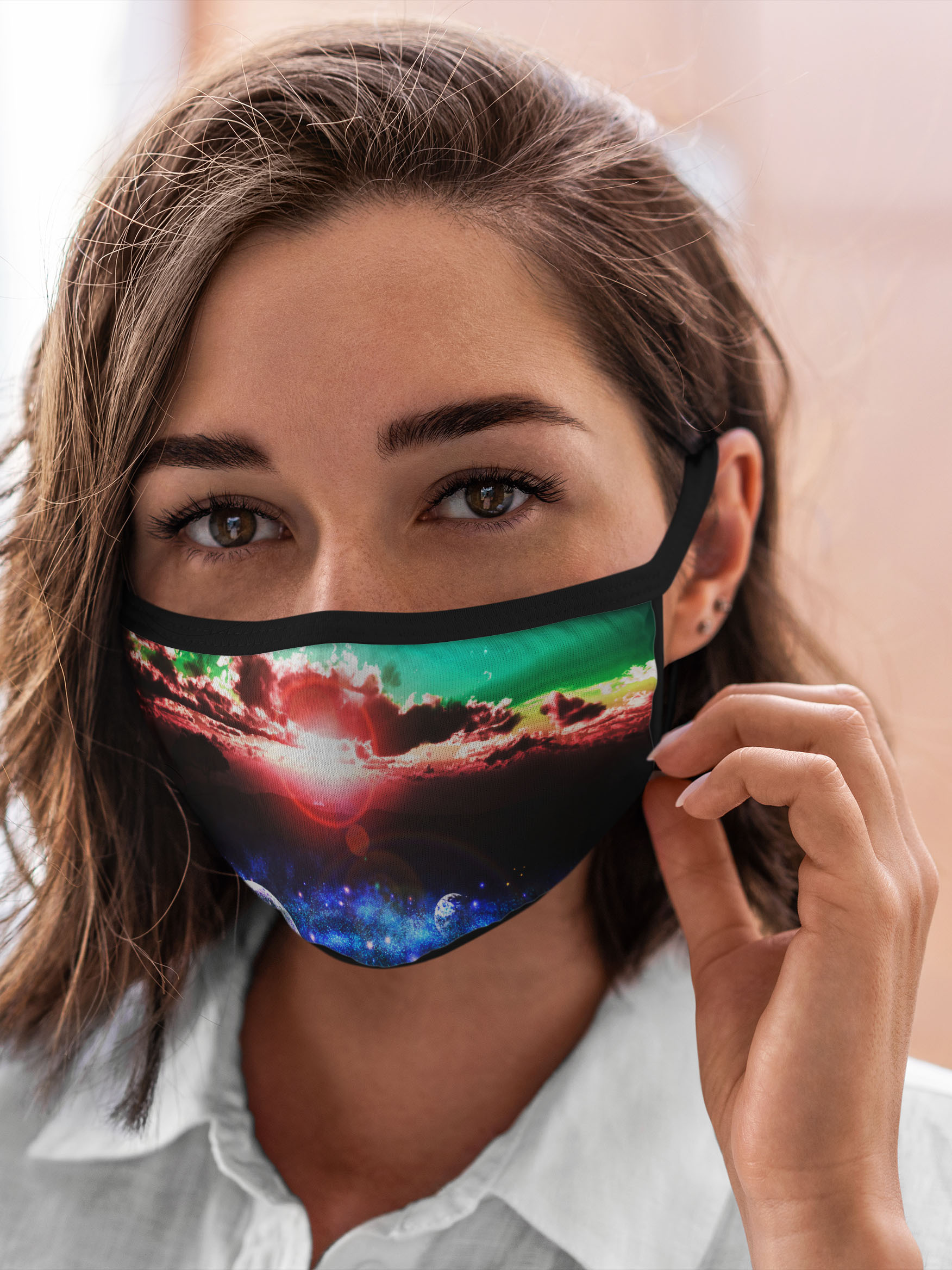 

Многоразовая маска унисекс Burnettie Космос Закат Ночной, Разноцветный, Космос Закат Ночной