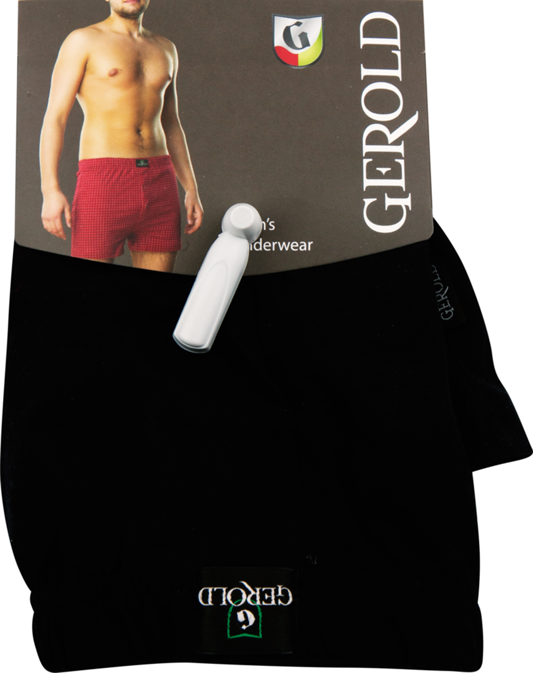 

Трусы мужские Gerold черные 2XL, Черный