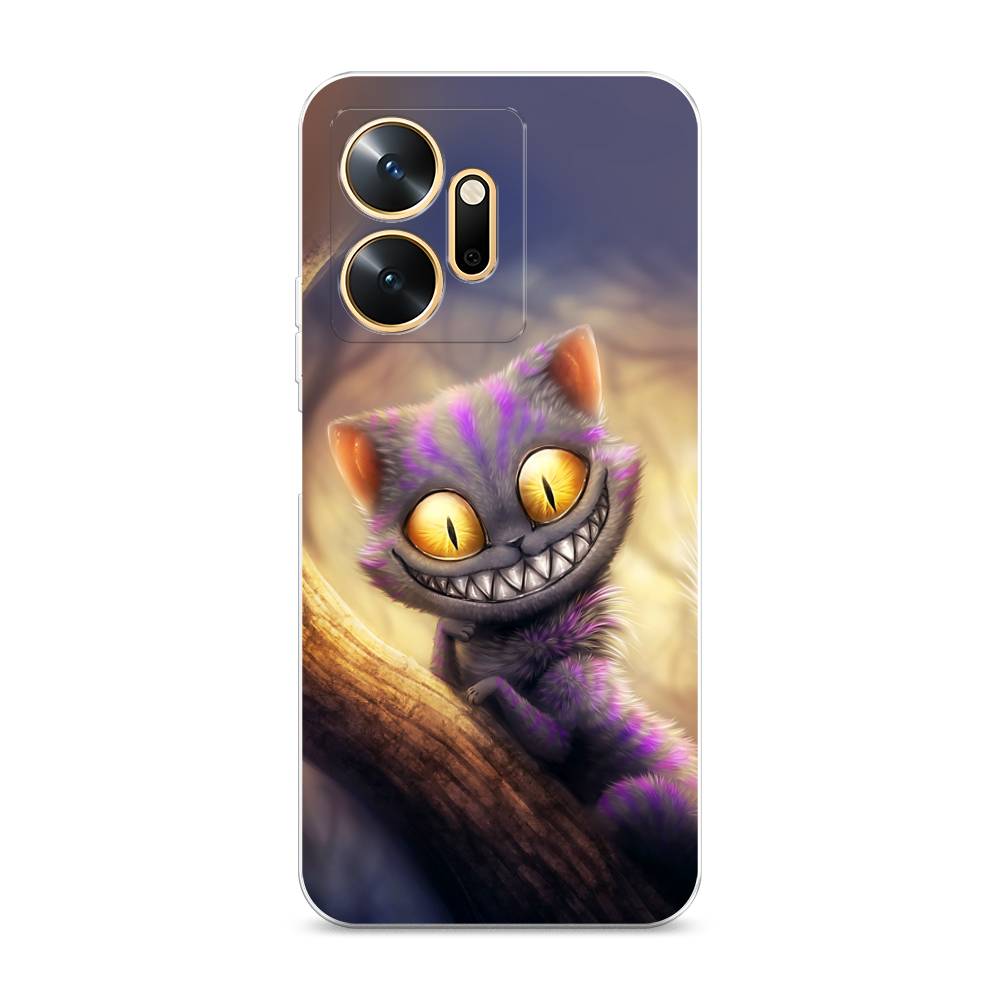 

Чехол Awog на Infinix Zero 20 / Инфиникс Зеро 20 "Cheshire Cat", Фиолетовый;желтый