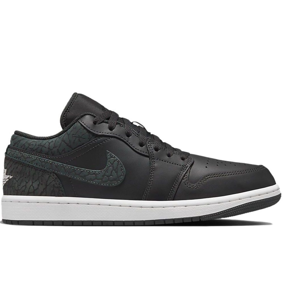 

Кеды мужские Jordan 1 Low черные 10 US, Черный, 1 Low