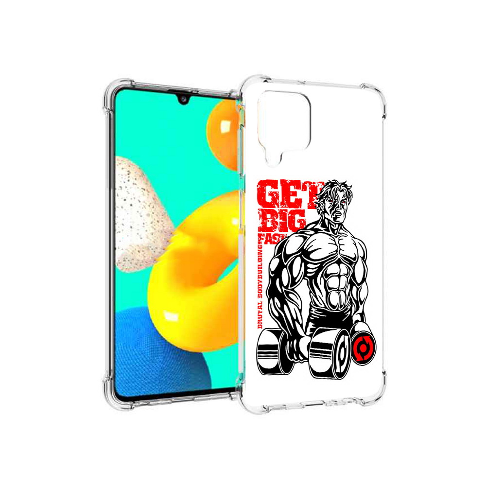 

Чехол MyPads Tocco для Samsung Galaxy M32 накаченное тело (PT161818.523.495), Прозрачный, Tocco