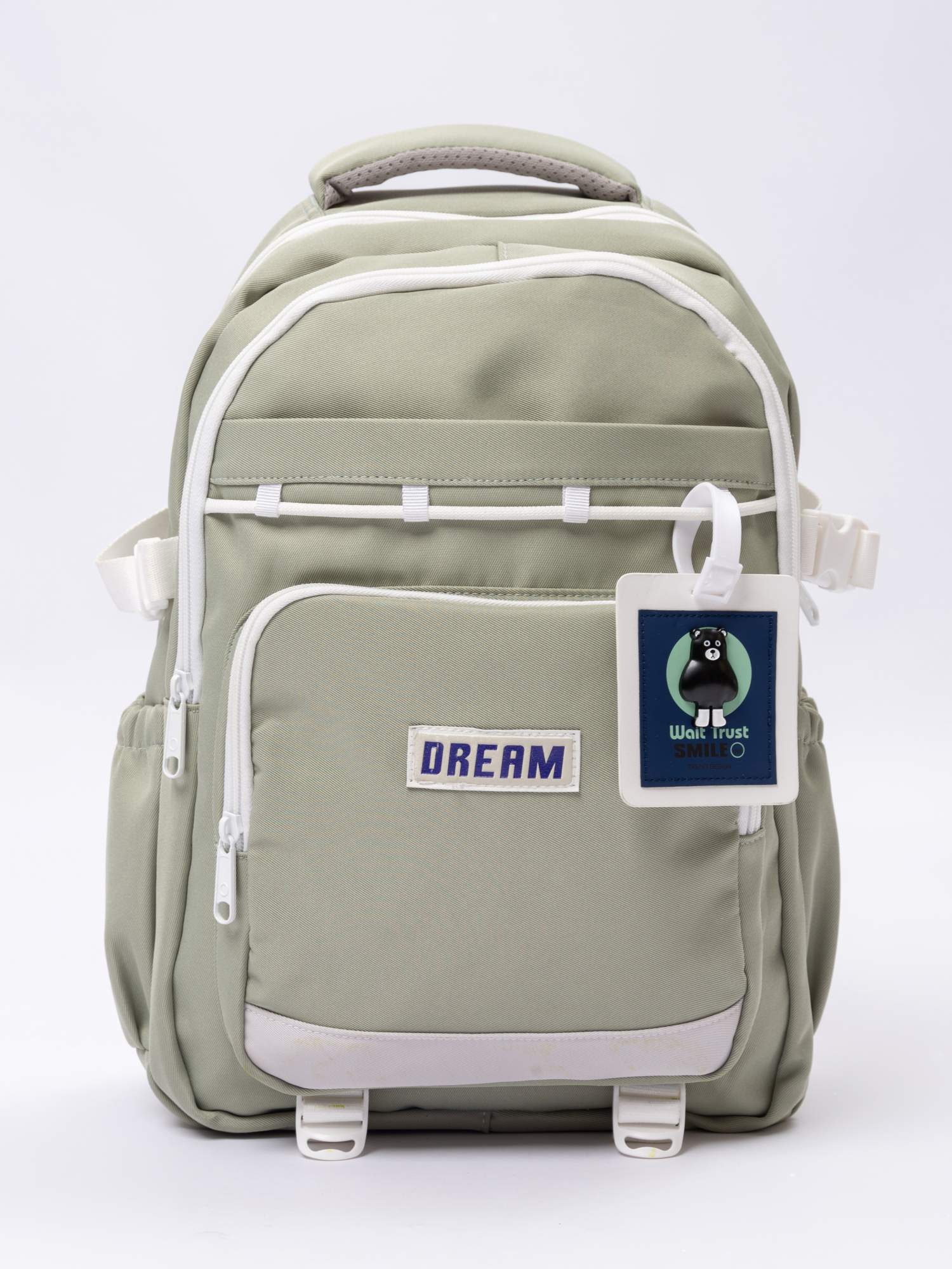 

Рюкзак унисекс NoBrand DREAM зеленый, 30x20x50 см, DREAM