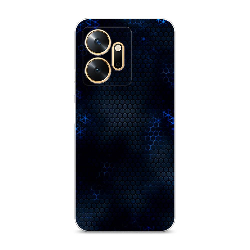 

Чехол Awog "Фон соты синие" на Infinix Zero 20 / Инфиникс Зеро 20