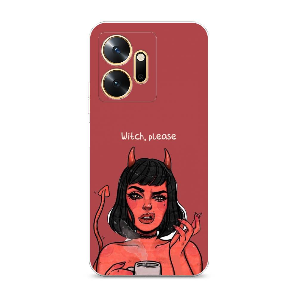 

Чехол Awog на Infinix Zero 20 / Инфиникс Зеро 20 "Evil Girl", Красный;черный