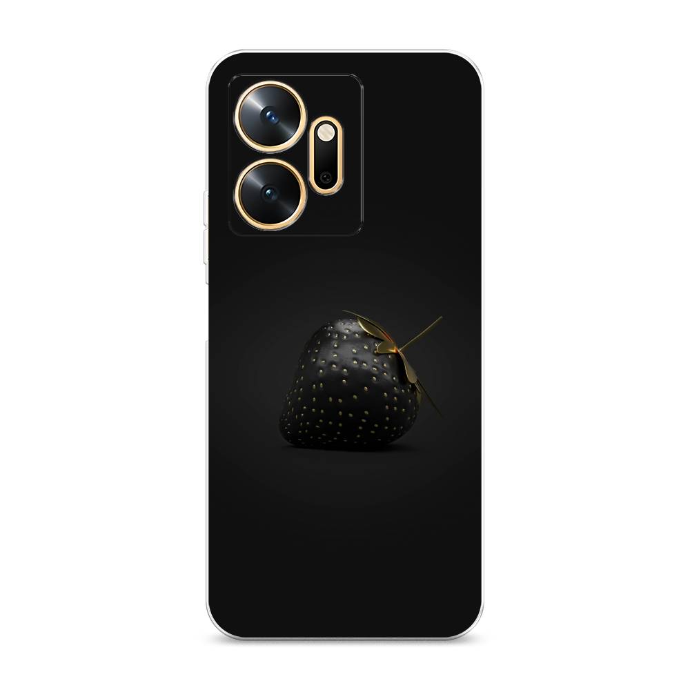 

Чехол Awog на Infinix Zero 20 / Инфиникс Зеро 20 "Черная клубника", Золотистый;черный;серый