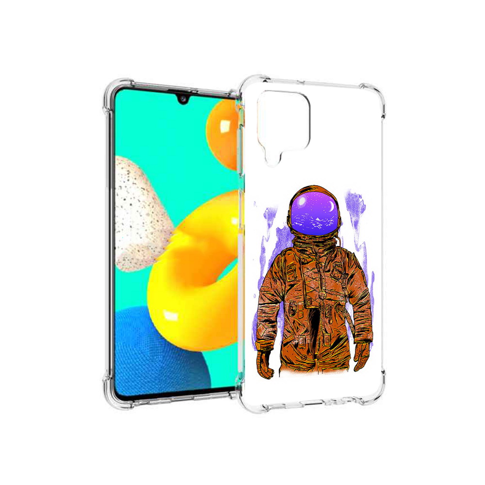 

Чехол MyPads Tocco для Samsung Galaxy M32 нарисованный мужчина в скафандре, Прозрачный, Tocco