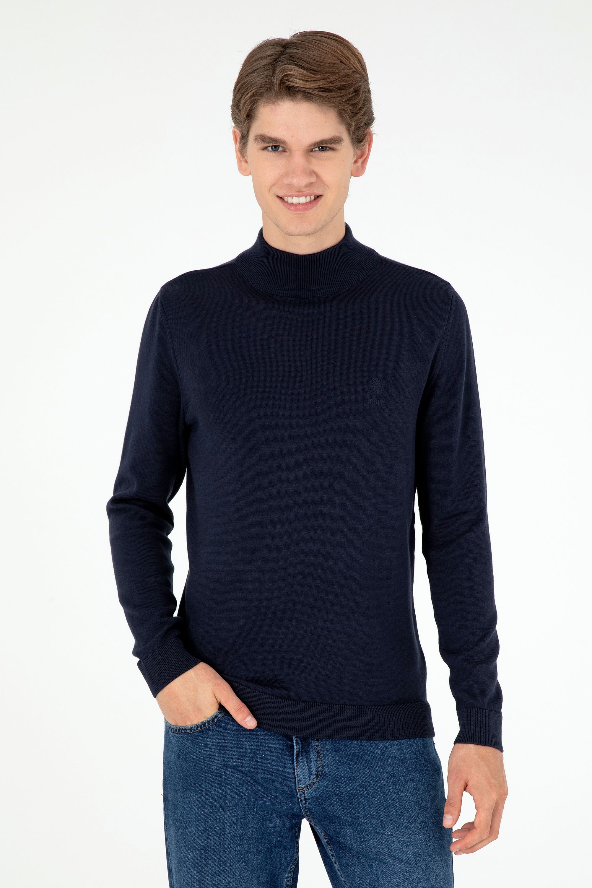 

Водолазка мужская U.S. POLO Assn. G081SZ0TK0YBS синяя XL, Синий, G081SZ0TK0YBS