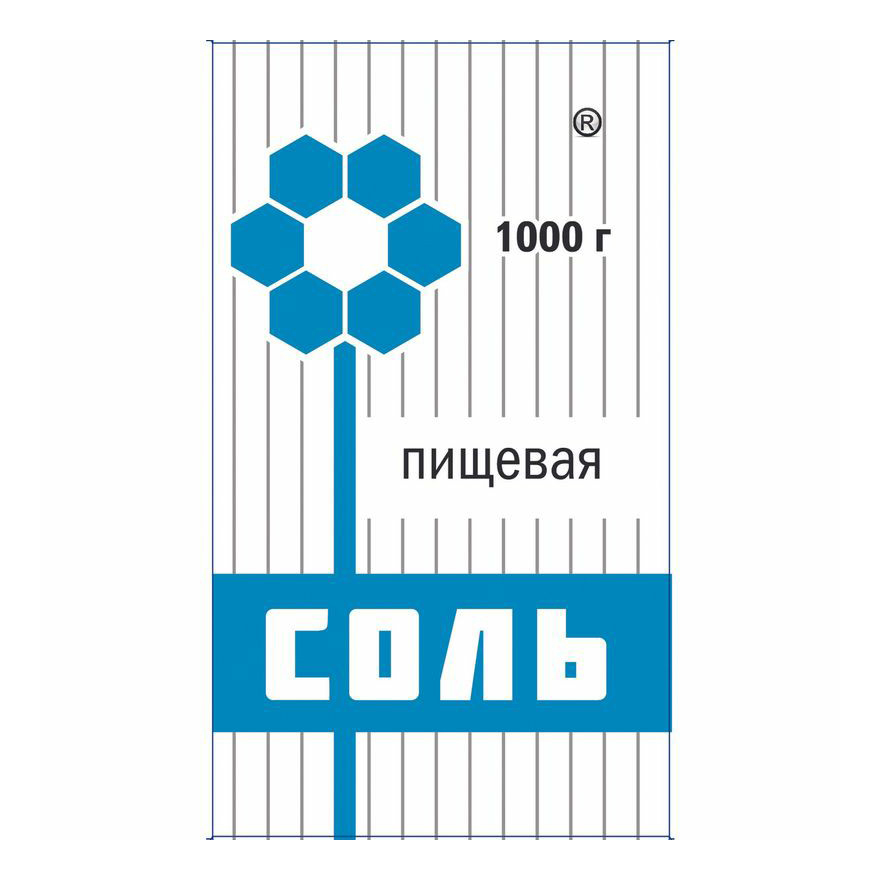 

Соль поваренная пищевая ЛаКоМе натуральная самосадочная 1-й сорт помол № 1 1 кг