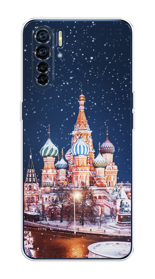 

Чехол на Oppo A91/Reno 3 "Москва 1", Коричневый;синий;белый, 252450-1