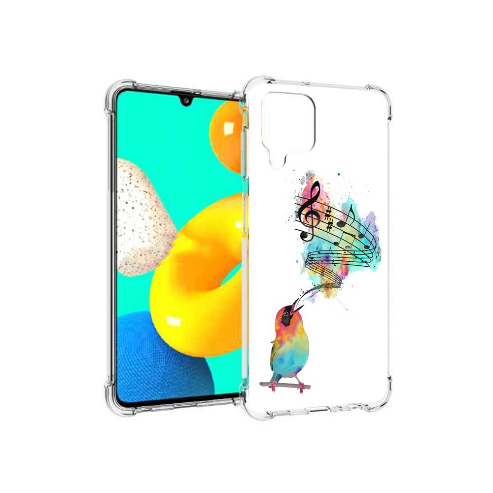 

Чехол MyPads Tocco для Samsung Galaxy M32 певчая птичка (PT161818.523.536), Прозрачный, Tocco