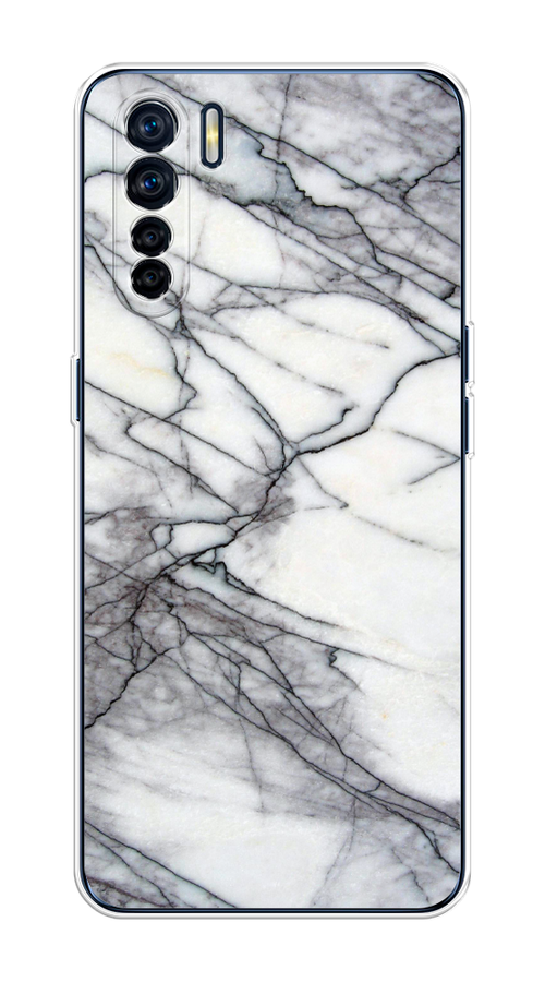 

Чехол на Oppo A91/Reno 3 "Минералы 11", Серый;черный, 252450-1