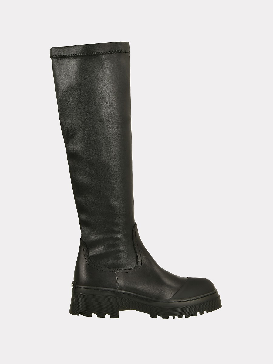 

Сапоги женские Versiya shop 24713 черные 38 RU, 24713