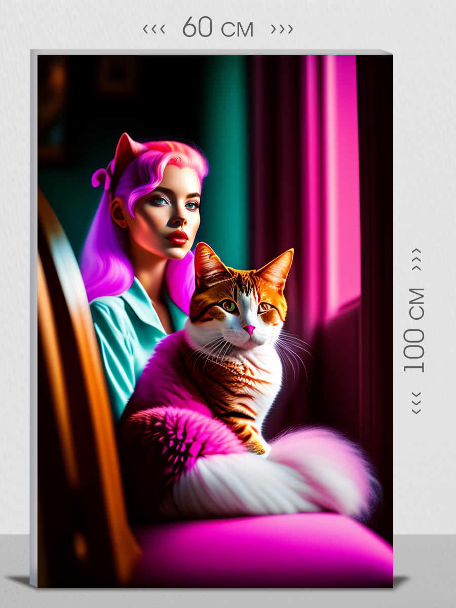 

Картина на холсте большая интерьерная FIRST CLASS IMAGES 60х100 на стену, 102240