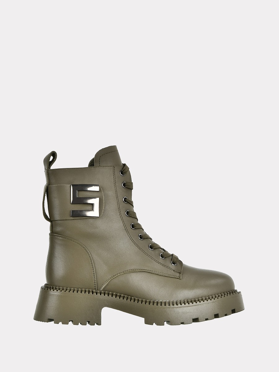 

Ботинки женские Versiya shop PAK2705-D895 хаки 36 RU, PAK2705-D895