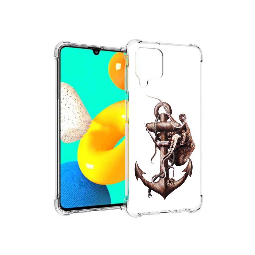 

Чехол MyPads Tocco для Samsung Galaxy M32 ржавый якорь (PT161818.523.579), Прозрачный, Tocco