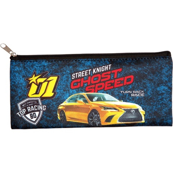 

Пенал-косметичка Attomex Street Race синий 21 x 9 x 1 см