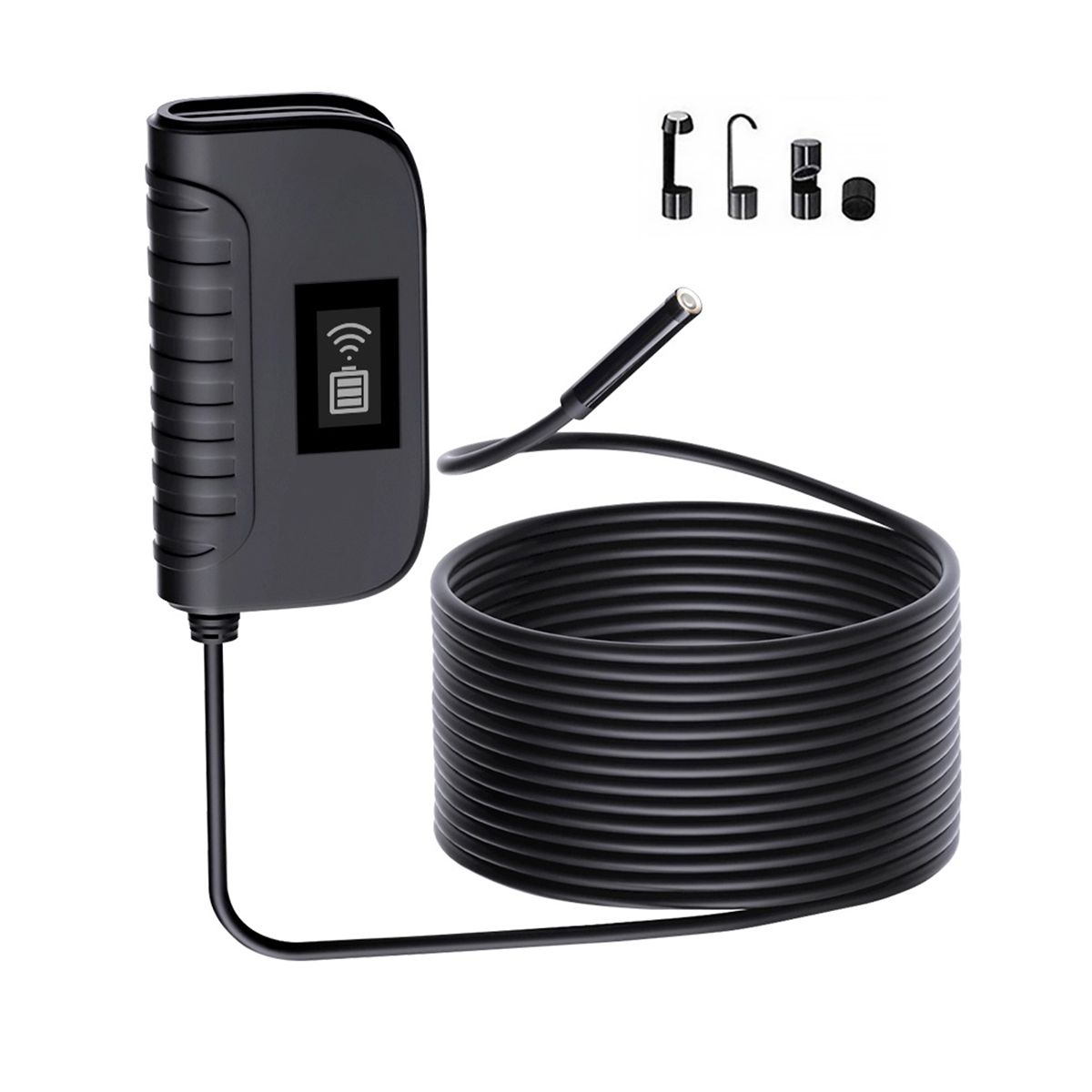 

iCartool Видеоэндоскоп WIFI, 1Мп, 1280х720, 5м, 8мм зонд IC-V100