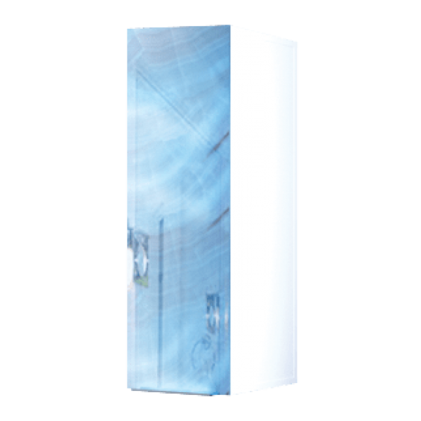 

Шкаф Marka One Glass Liriya 25П Blue marble R